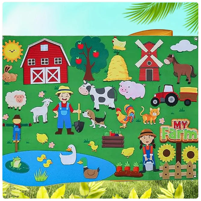 Kids' 3D DIY Felt Activity Set – Early Learning Game