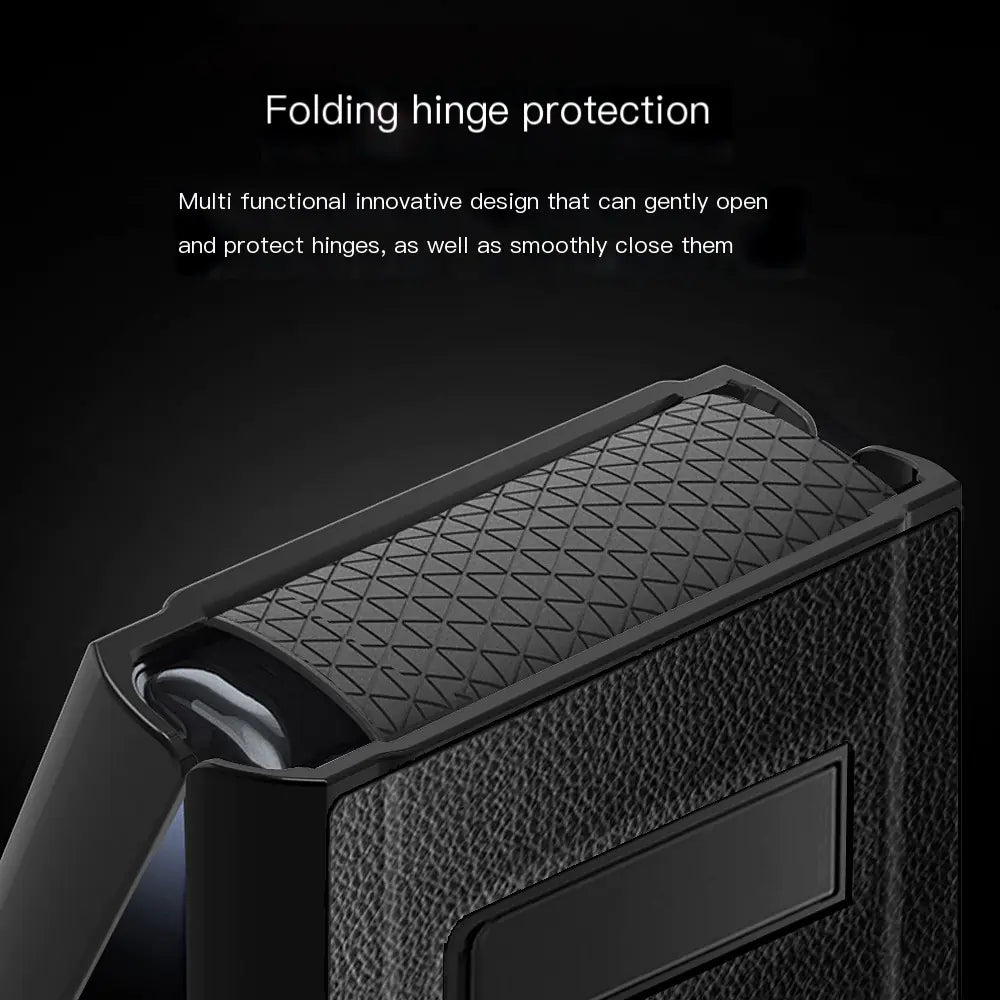 Samsung Galaxy Z Flip 3 Leather Texture Case with Stand