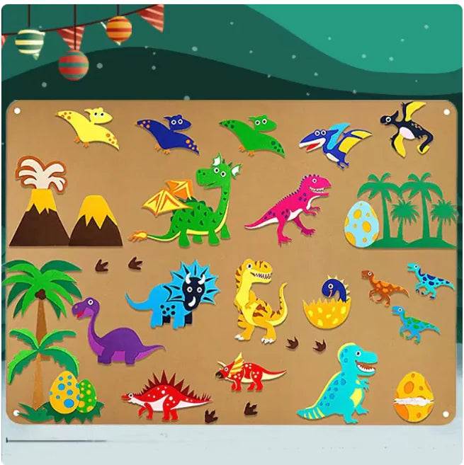 Kids' 3D DIY Felt Activity Set – Early Learning Game