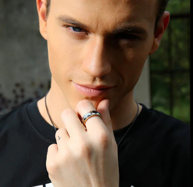 Tungsten Gold Ring - Elegant and Stylish Design