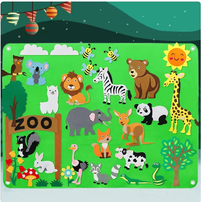 Kids' 3D DIY Felt Activity Set – Early Learning Game